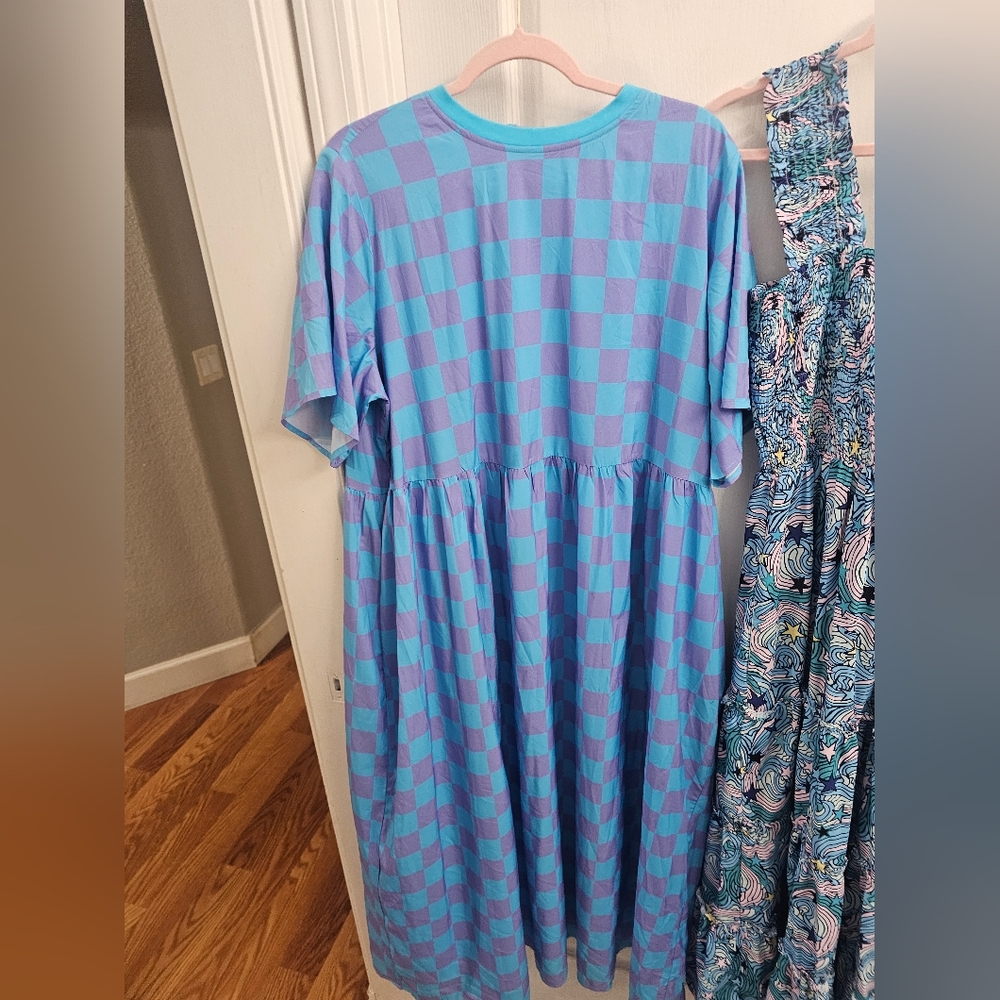 Lala checkered dress large